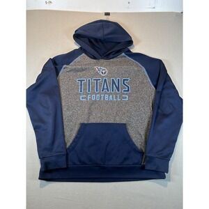 Fanatics Tennessee Titans Performance Hoodie Mens Size L NFL Football Sweatshirt
